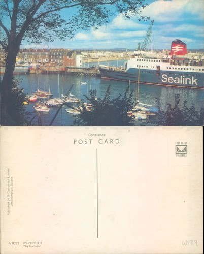 Weymouth harbour with sealink - harbour,