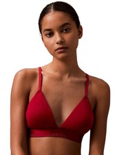000QF7994E Calvin Klein Modern Cotton Holiday Lightly Lined Triangle Bra