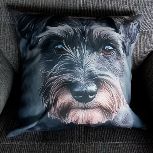 Schnauzer dog double sided - dog,