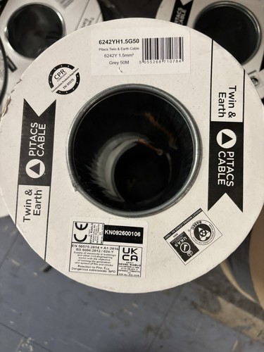 Electric twin and earth - and, cable
