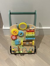 Excellent Condition 100% Wooden Toddler’s Walker And Musical Activity Station