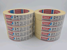 10 X Masking Tape - Tesa Standard DIY Painting Decorating Indoor Out 19mm X 50m
