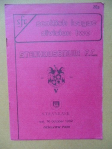 Stenhousemuir stranraer - stenhousemuir,