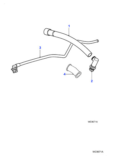 Jaguar vent tube type - vent, d