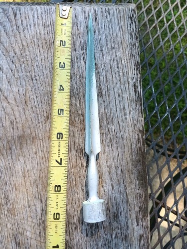 Antique lightning rod finial - rod,
