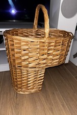 Single Wicker Stair Basket Used - Slight Damage See Photos