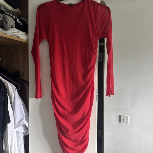Boohoo red dress size - boohoo, 12