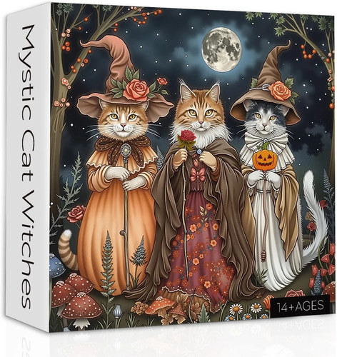 Cat puzzles for adults - cat, 1000