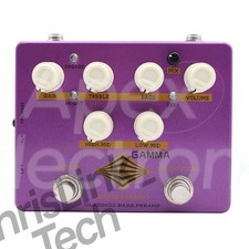 MoskyAudio Gamma Classic Bass Preamp Pedal 4-Band EQ Treble Bass L H M Controls