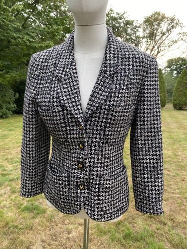 Vintage mondi wool jacket with - wool,