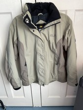 JACK WOLFSKIN TEXAPORE polyester insulated waterproof Jacket UK 14/16