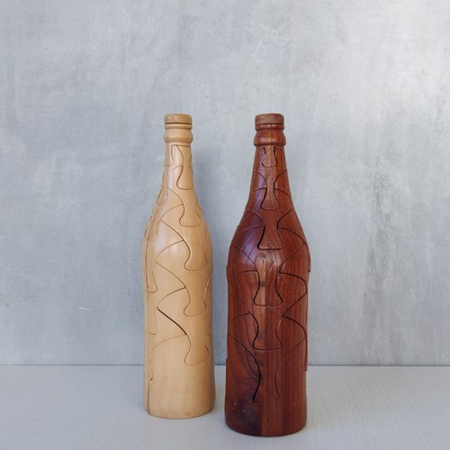 Pair cut wood puzzle - pair,