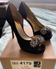 Nine West Women's Black Satin