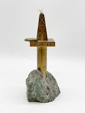 VINTAGE BRASS  FJORD OIL LAMP