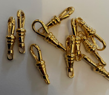 10 x Clasp Gold Plated Albert