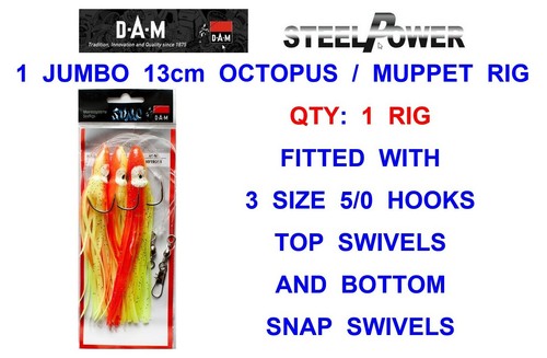 Dam jumbo 13cm - dam, octopus