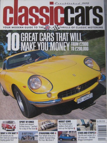 Classic cars 2003 featuring - classic,