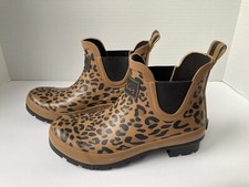 Joules Wellibob Leopard Rain