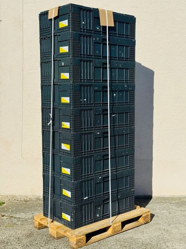 Euro pallet with plastic - 9,