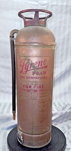 Vintage pyrene empty foam fire - vintage,