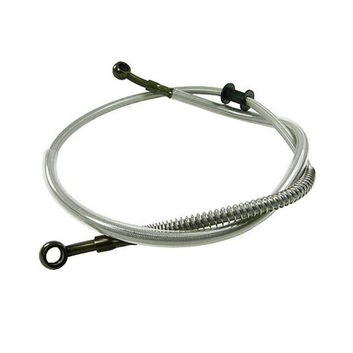 Hose brake braided steel - hose, front