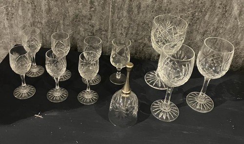 Selection crystal glassware - selection, of