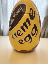 Cadbury Creme Egg Ceramic Storage Jar Collectible Cookie Container