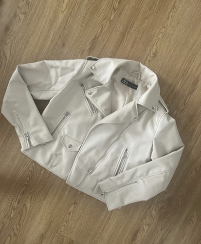 Zara faux leather biker jacket - zara,