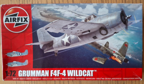 Airfix grumman f4f 4 - grumman, f4f-4