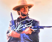 CLINT EASTWOOD Signed 8x10"