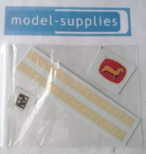 Corgi 1101 Carrimore car transporter reproduction decal set - white