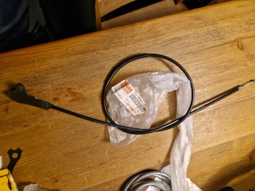 Yamaha ms50 front brake cable - front,