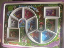 Fred Dinner Winner Melamine Enchanted Forrest Lunch Plate Fussy Eaters Childrens