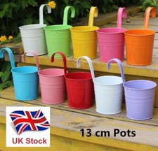 Iron Hanging Flower Pots Set