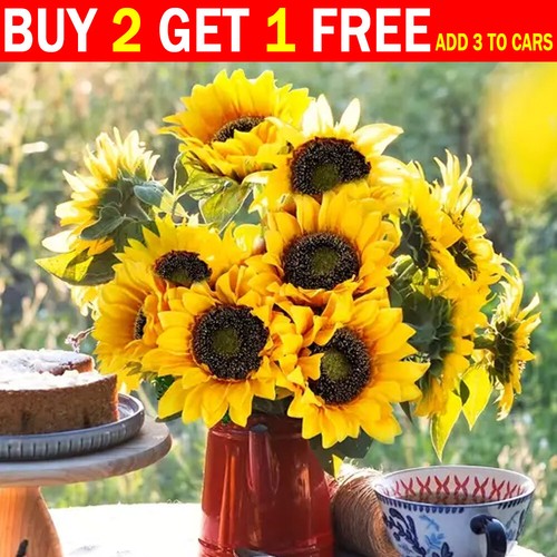 Artificial large sunflowers - artificial,