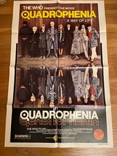 QUADROPHENIA - Original 1979 The Who - folded style B one-sheet. 