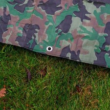 Waterproof camo tarps