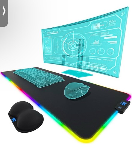 Xxl rgb led gaming - rgb, pad