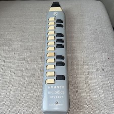 Rare HOHNER MELODICA STUDENT Made in Germany Mouth Organ with Carry Case