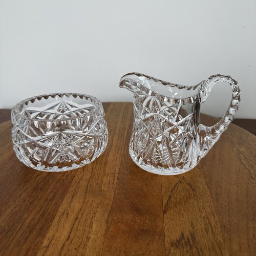 Vintage crystal cut glass - vintage,