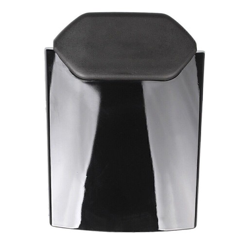 Black pillion cover seat bench - pillion,