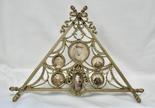 Unusual Gilt Metal Triangular