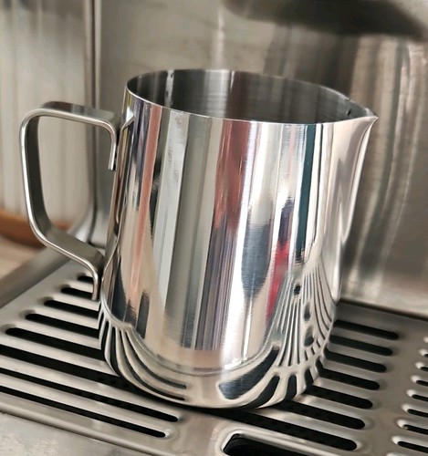 Small stainless steel milk - small,