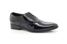 Men's Black Patent  Pointed