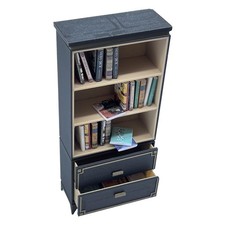 1:12 Scale Dollhouse Bookcase Miniature Bookshelf Dollhouse Furniture