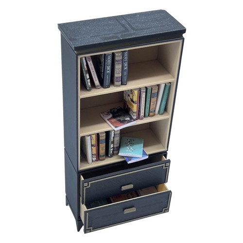 Scale dollhouse bookcase - scale,