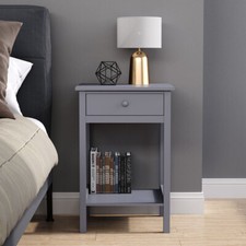 Wooden End Table Bedside