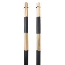2Pcs 15.7" Lower Volumes Hot Rods Bamboo Drum Sticks Professional Brushes Tool c