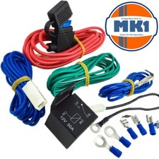 Greyston Classic Pre-Wired 12v Car Driving Fog Lamps Spot Light Wiring Loom 