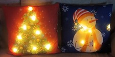 Christmas Theme light up cushions